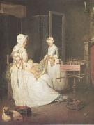 Jean Baptiste Simeon Chardin La Mere Laborieuse (The Diligent Mother) (mk05) Spain oil painting artist